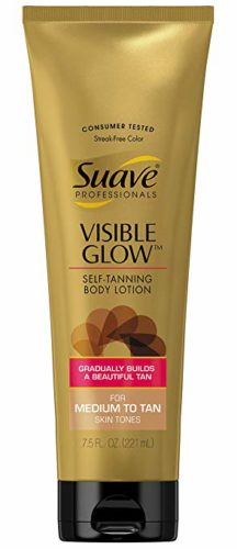 Suave Visible Glow Self Tanning Lotion