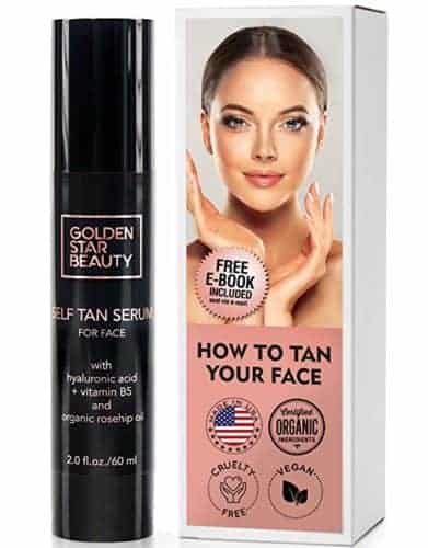 Golden Start Beauty self tan serum for face